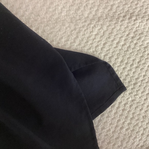 Tory Burch Sleeveless Top Button Down Collared Blouse Blue Size 4 Hidden Buttons - Picture 7 of 14